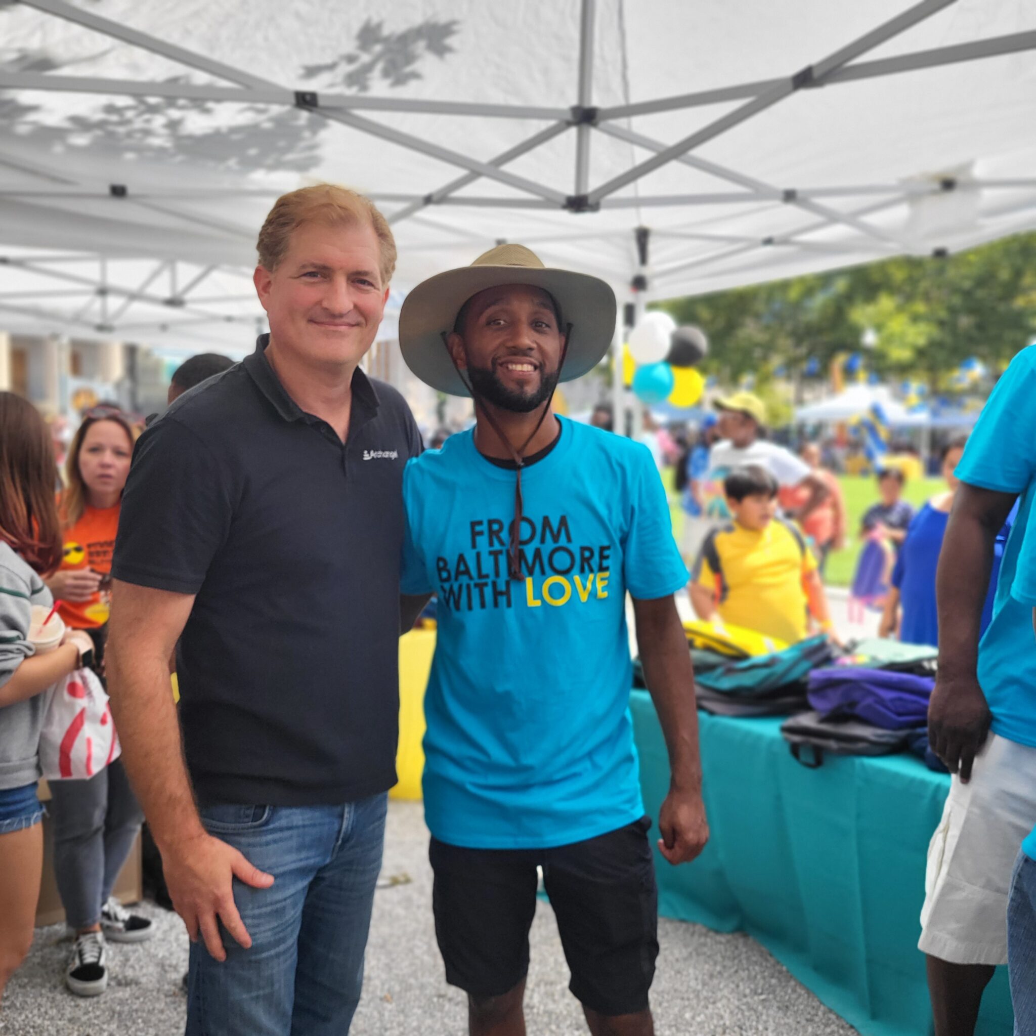 Archangel team at community event