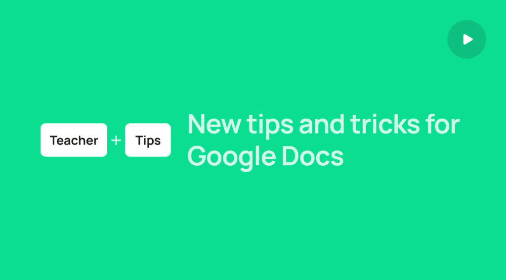 New tips and tricks for Google Docs
